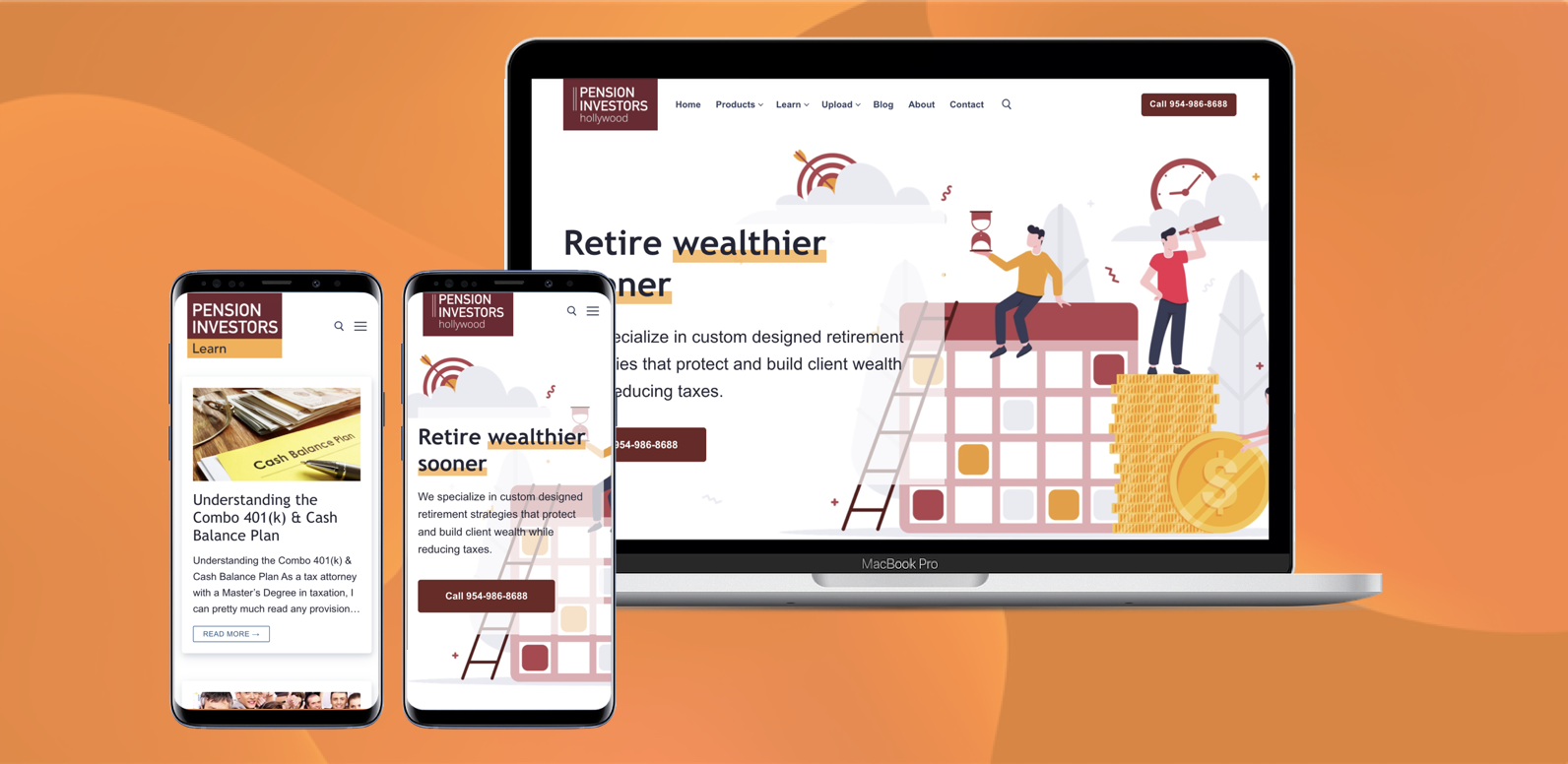 Pension Investors Websites Pages